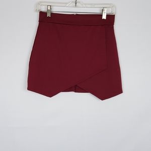 SALE!! Cecico Red Asymmetrical Mini Skirt S